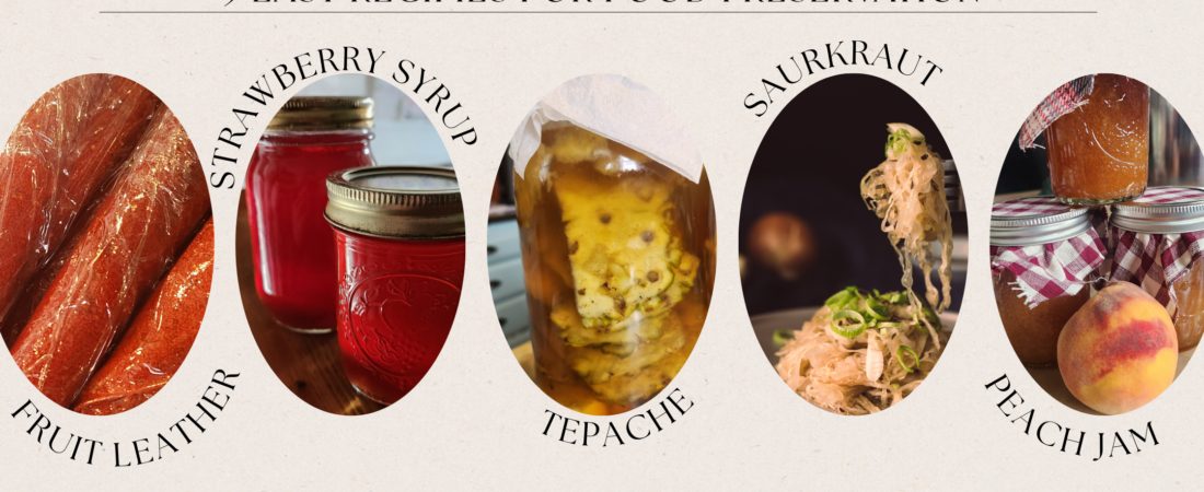5 Easy Recipies for Food Preservation
