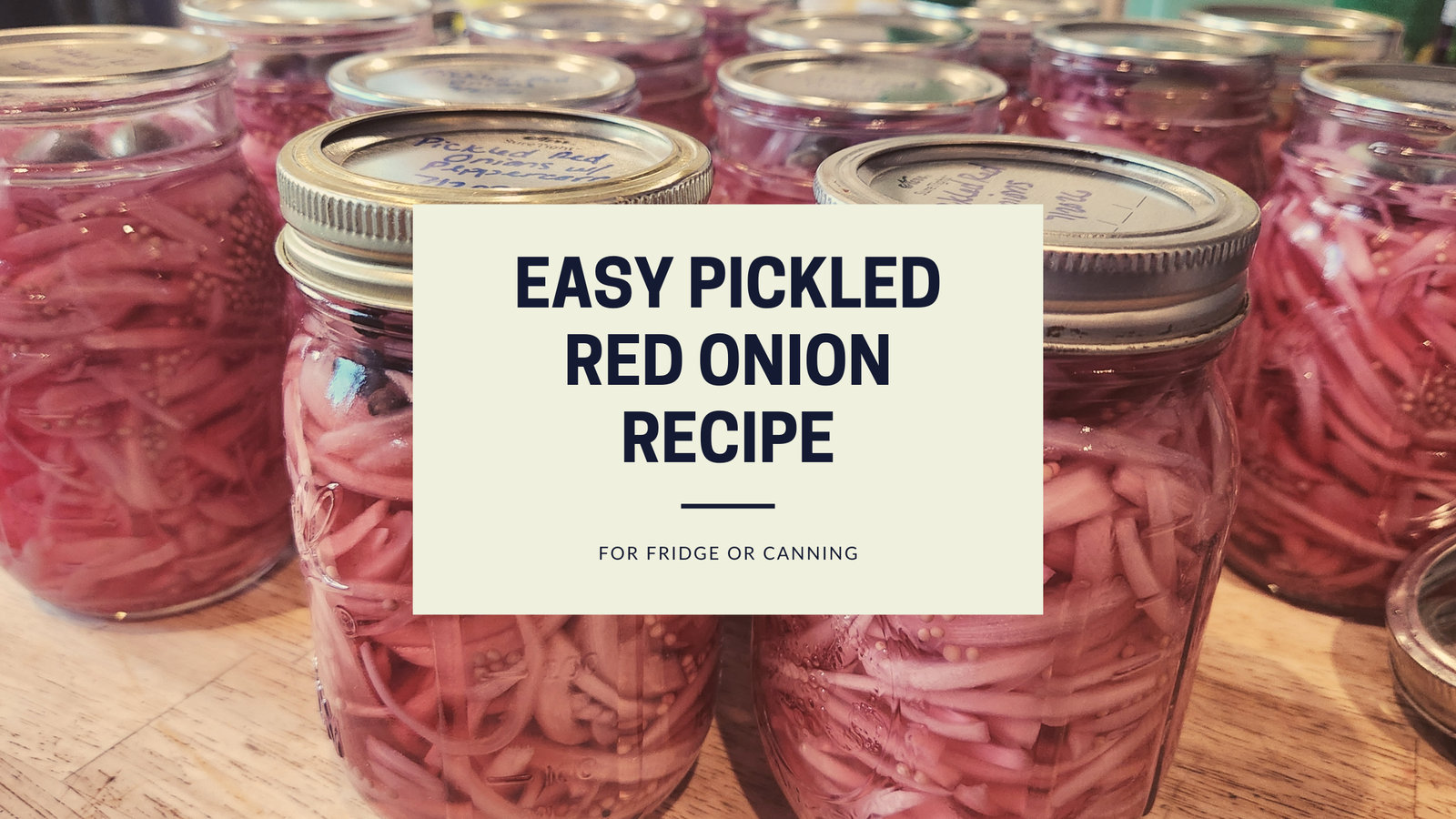 Easy Pickled Red Onion Recipe